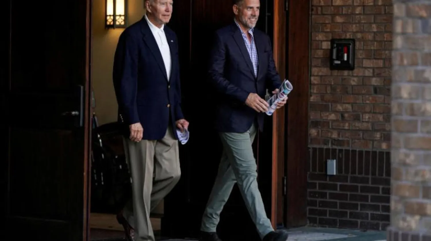 ABD Başkanı Joe Biden ve oğlu Hunter Biden. (Reuters)