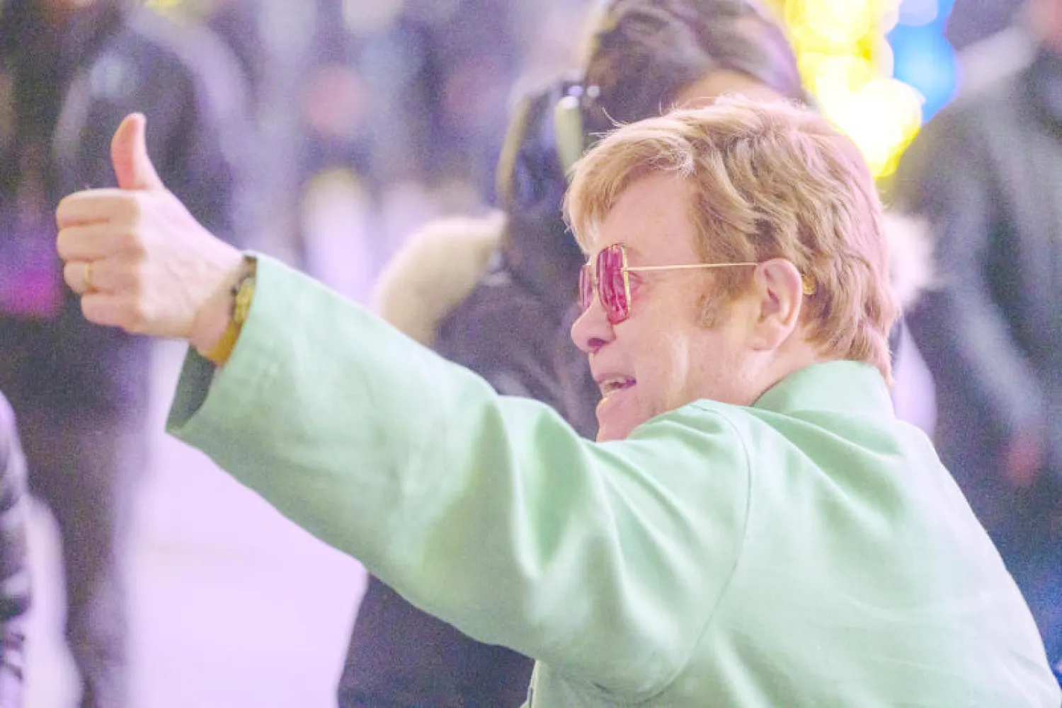 المغني البريطاني إلتون جون (رويترز)