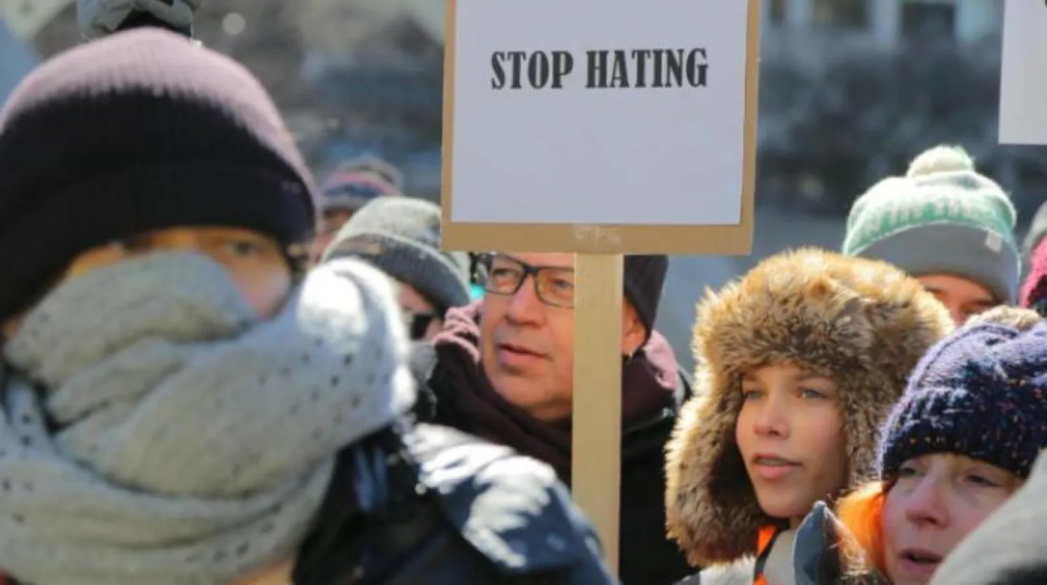 مظاهرة ضد الإسلاموفوبيا في تورنتو (أرشيفية - رويترز)