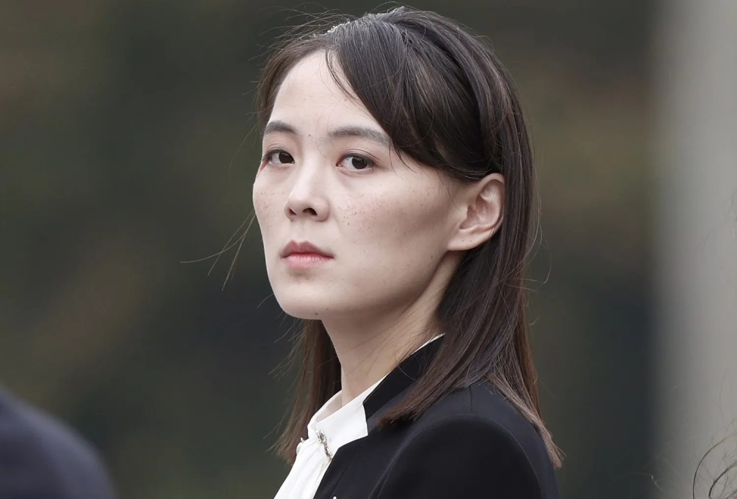 Kim Yo Jong, sister of North Korea's leader Kim Jong Un, attends a wreath-laying ceremony at Ho Chi Minh Mausoleum in Hanoi, Vietnam, on March 2, 2019. (AP)