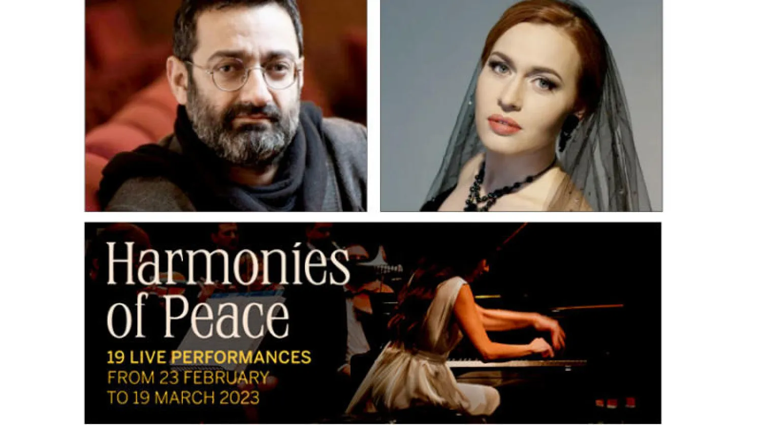 مغنية الأوبرا هيلينا ستيكينا   -    الفنان جورج خباز   -    ينطلق المهرجان في 23 فبراير لغاية 19 مارس