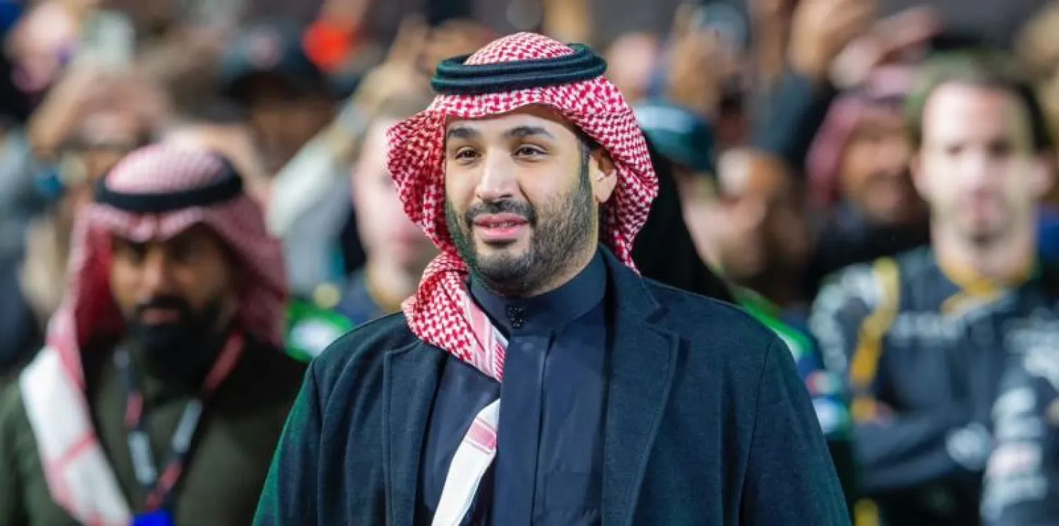 الأمير محمد بن سلمان لدى حضوره سباق فورمولا الدرعية (واس)