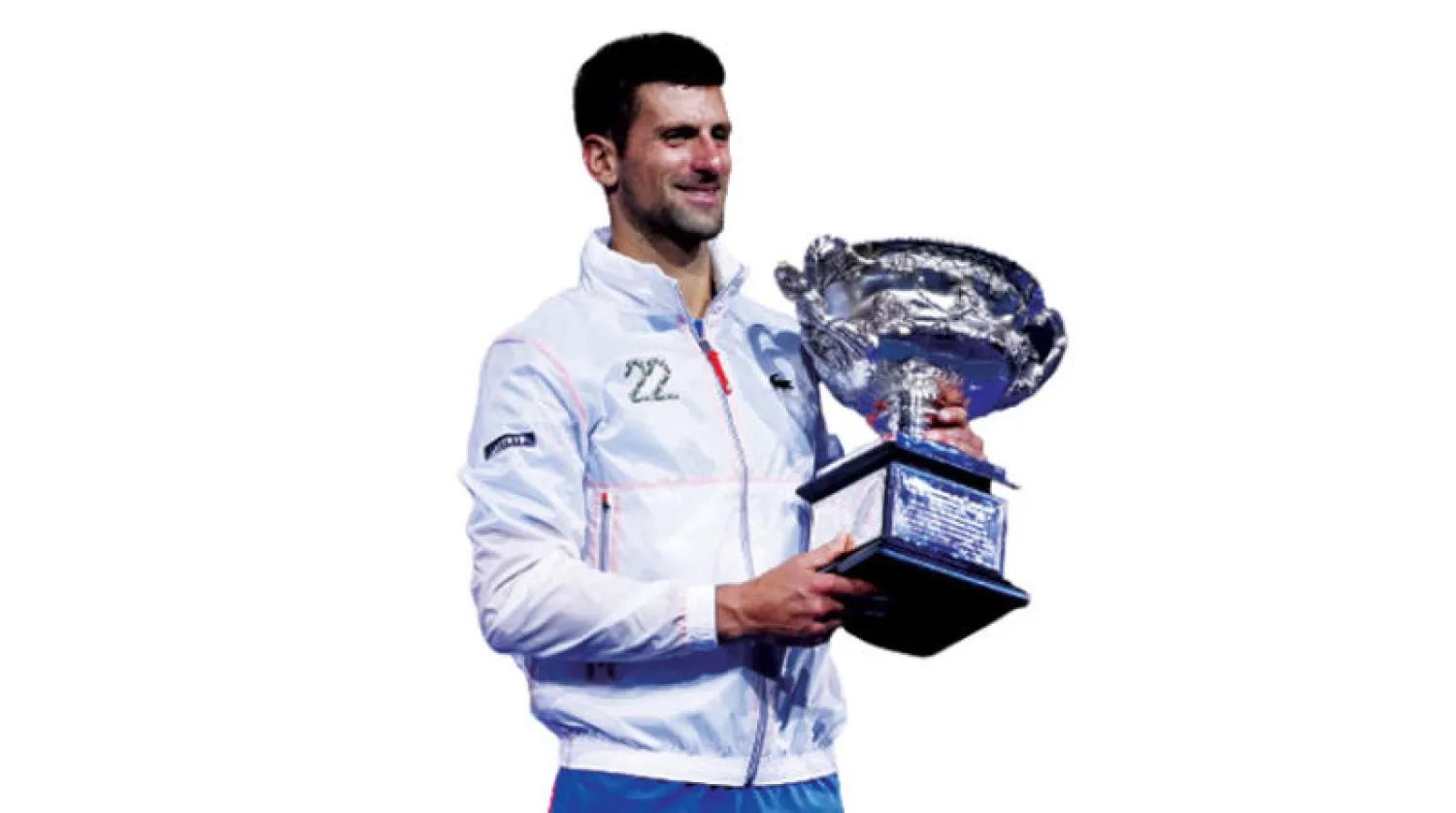 ديوكوفيتش يحتفل بلقبه العاشر في ملبورن (رويترز)
