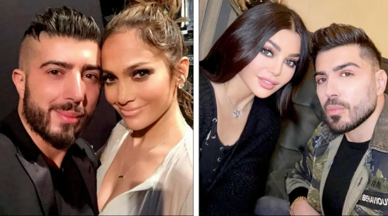 شربل زوي مع ملهمته هيفاء وهبي    -      شربل زوي وجنيفر لوبيز