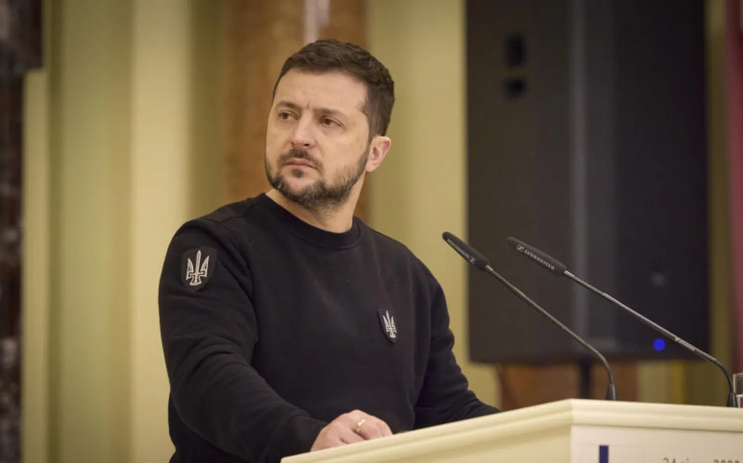 الرئيس فولوديمير زيلينسكي (أ.ب)