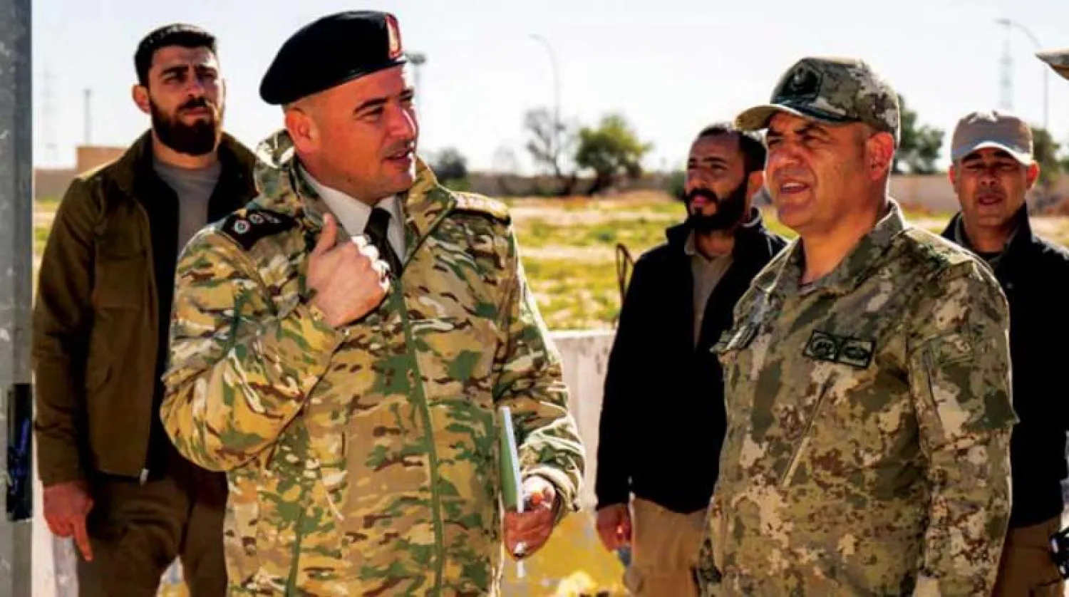 بعثة تدريب تركية تزور أحد معسكرات قوات حكومة الدبيبة (اللواء 111 مجحفل)