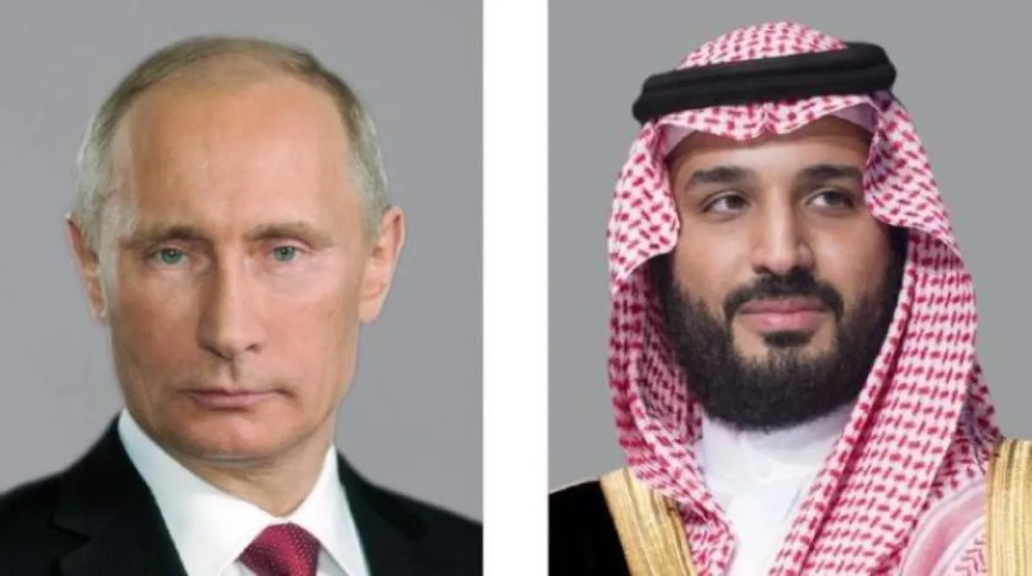 Suudi Arabistan Veliaht Prensi Muhammed bin Selman bin Abdülaziz ve Rusya Devlet Başkanı Vladimir Putin (Suudi Arabistan Dışişleri Bakanlığı