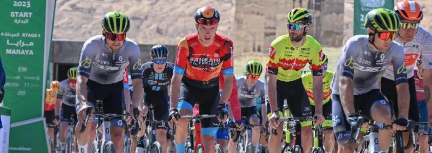 من سباق المرحلة الرابعة لطواف السعودية "تصوير: بشير صالح"