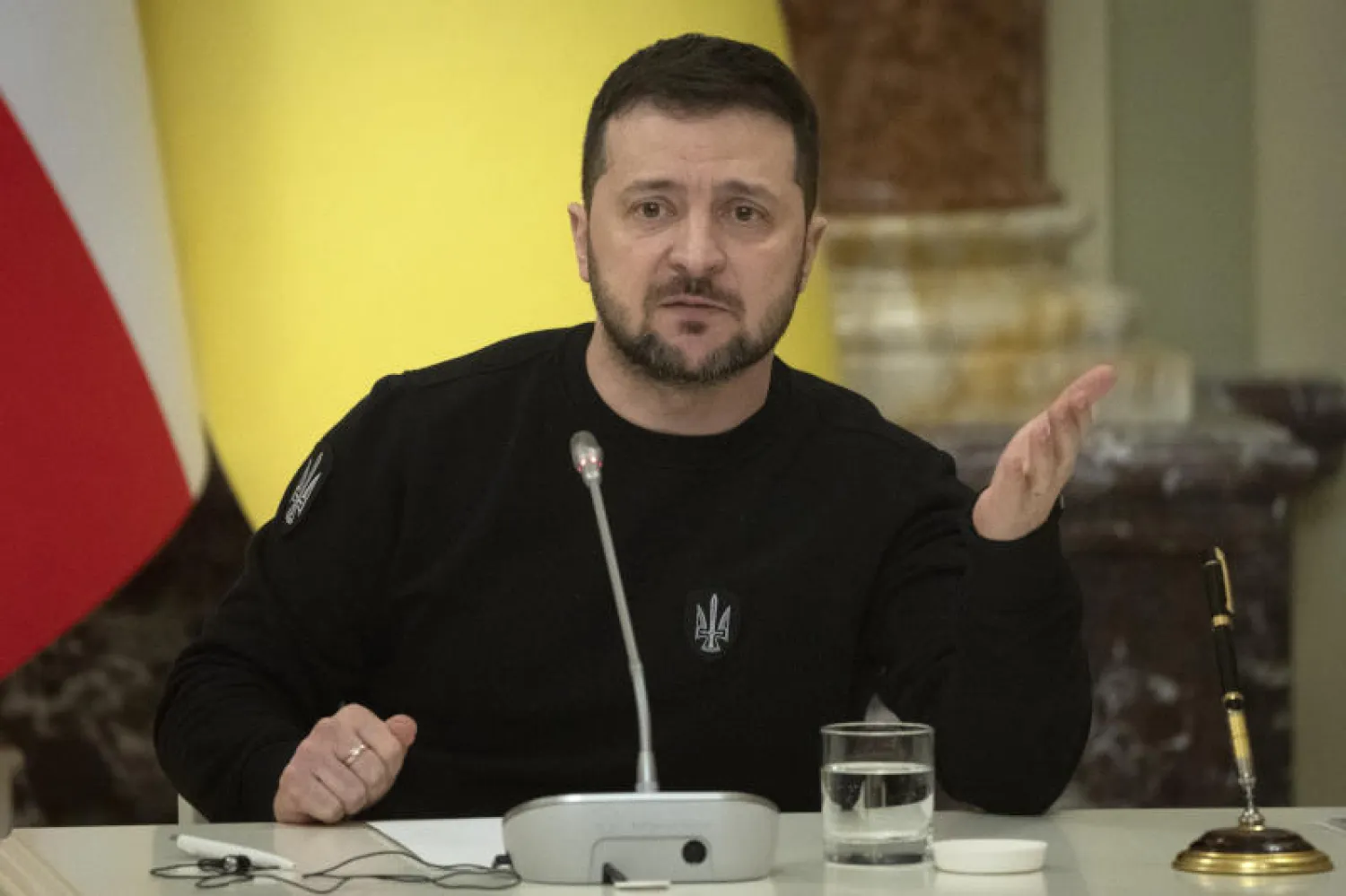 الرئيس الأوكراني فولوديمير زيلينسكي (أ.ب)