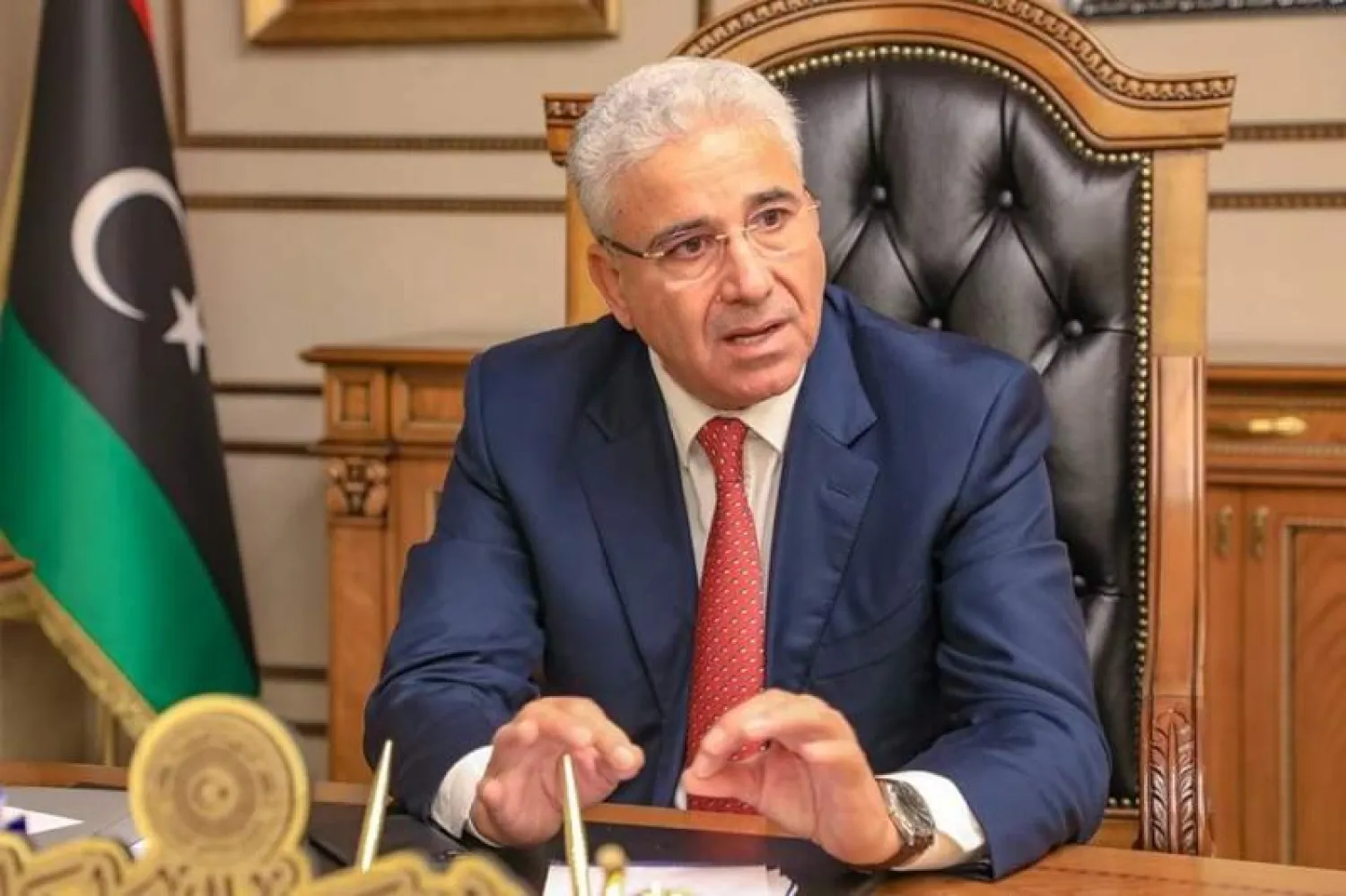 فتحي باشاغا رئيس حكومة «الاستقرار» الليبية الموازية (حكومة «الاستقرار»)