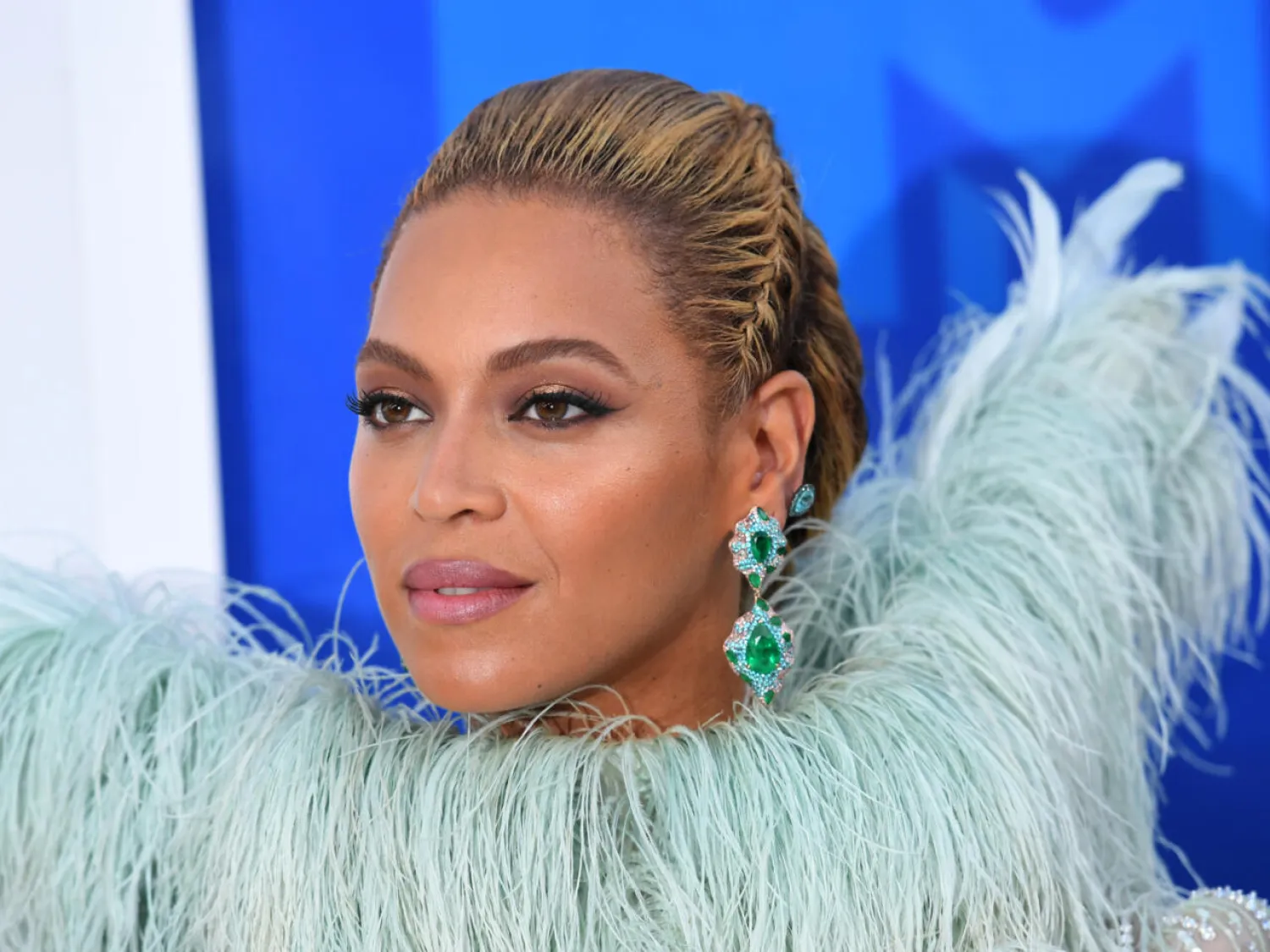 Beyonce, shown here attending the 2016 MTV Video Music Awards, has the most chances at Grammy gold this year. Angela Weiss / AFP/File
