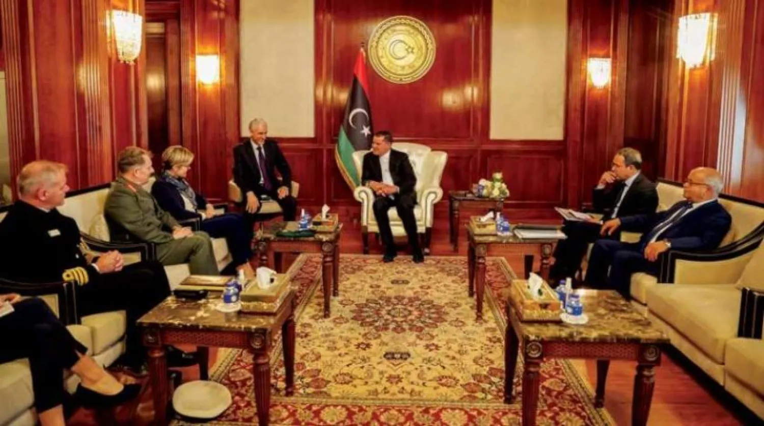 Dibeybe, Trablus'ta bir İngiliz askeri heyetiyle görüştü (Birlik Hükümeti)
