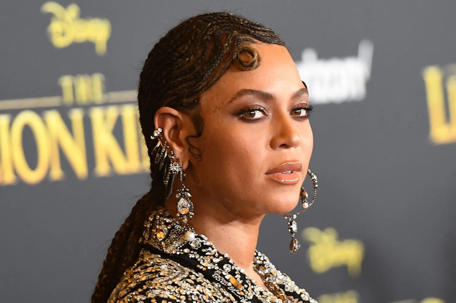 In this file photo taken on July 09, 2019, US singer/songwriter Beyoncé arrives for the world premiere of Disney's "The Lion King" at the Dolby Theatre in Hollywood. (AFP)
