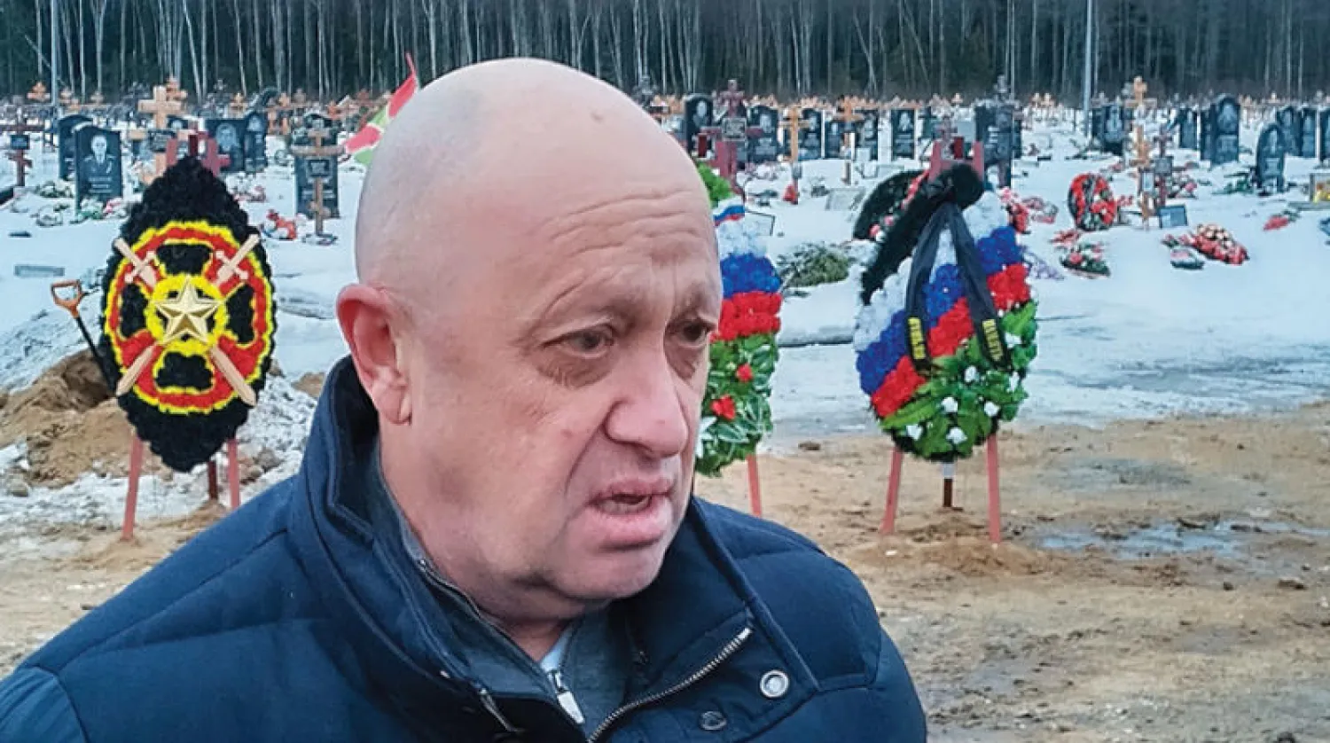 قال رئيس «فاغنر» بريغوجين إن هناك حاجة للسيطرة على باخموت «حتى تتمكن قواتنا من العمل بشكل مريح» (أ.ب)