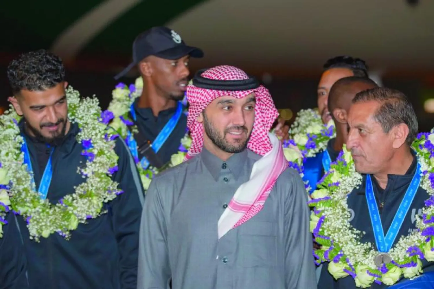 الأمير عبد العزيز بن تركي الفيصل وزير الرياضة تقدم مستقبلي الهلال (وزارة الرياضة)