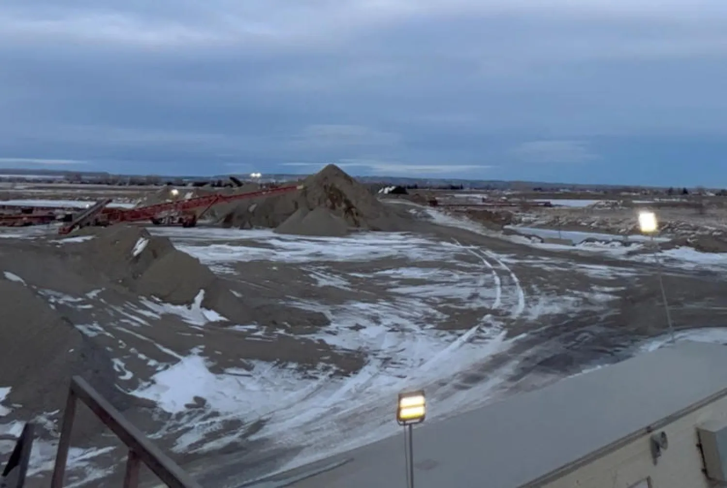 صورة للمجال الجوي لولاية مونتانا أثناء أزمة تحليق المنطاد الصيني فوق أميركا (رويترز)