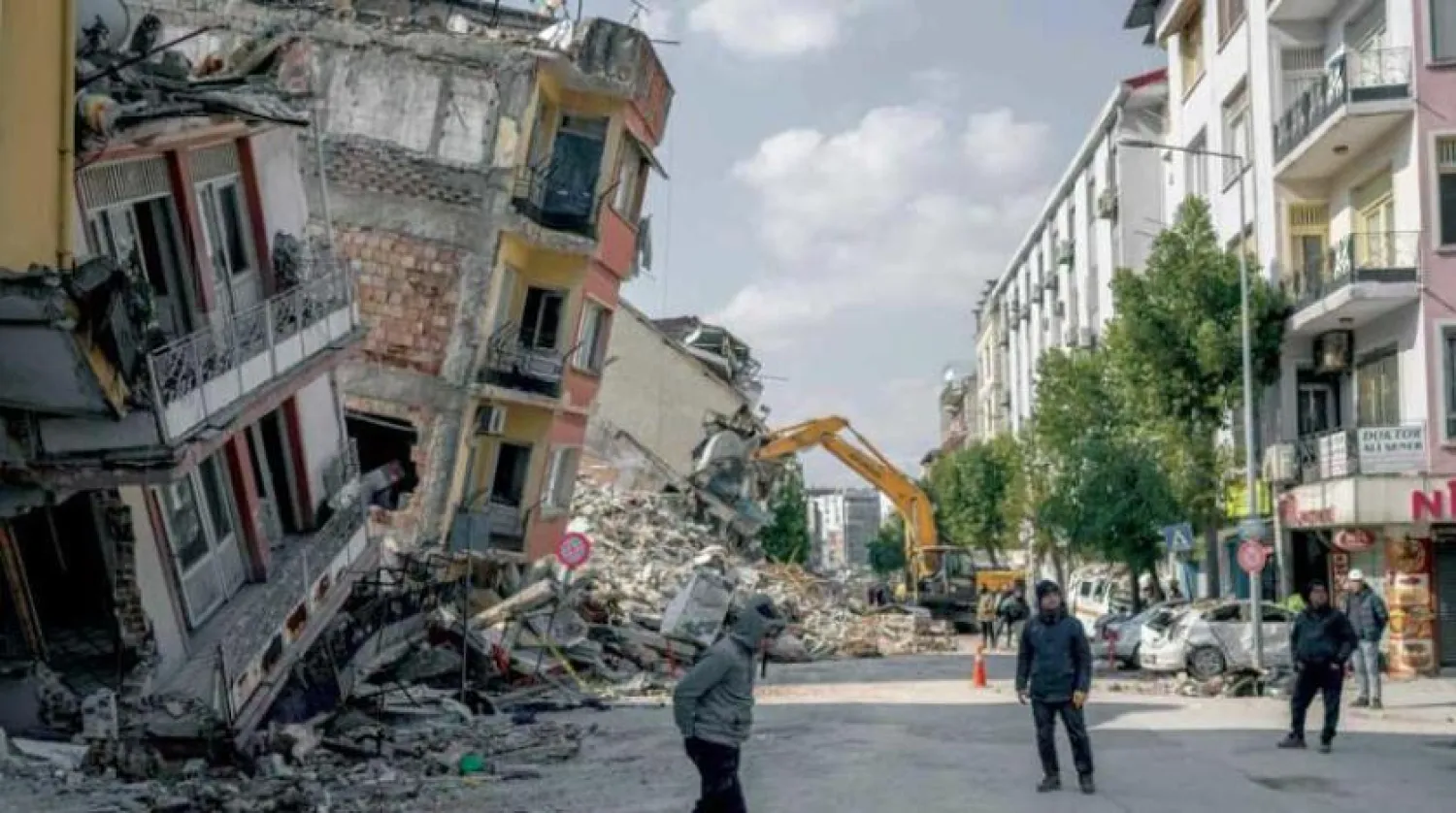 A street in Antakya, Türkiye (AFP)