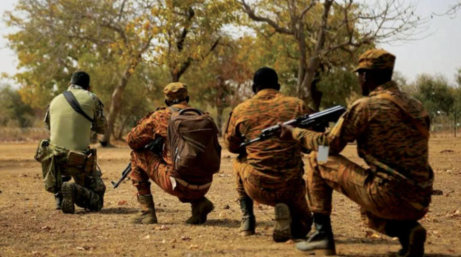 جنود من بوركينا فاسو خلال تدريب عسكري (جيش بوركينا فاسو)