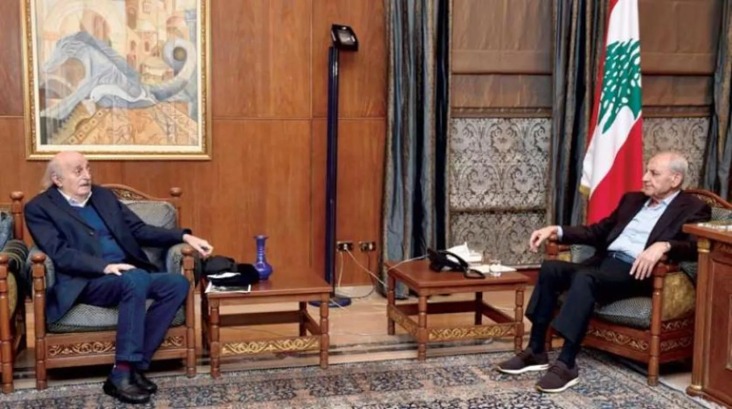 Berri ve Canbolad en son geçen ay bir araya geldiler. (Parlamentonun internet sitesi)