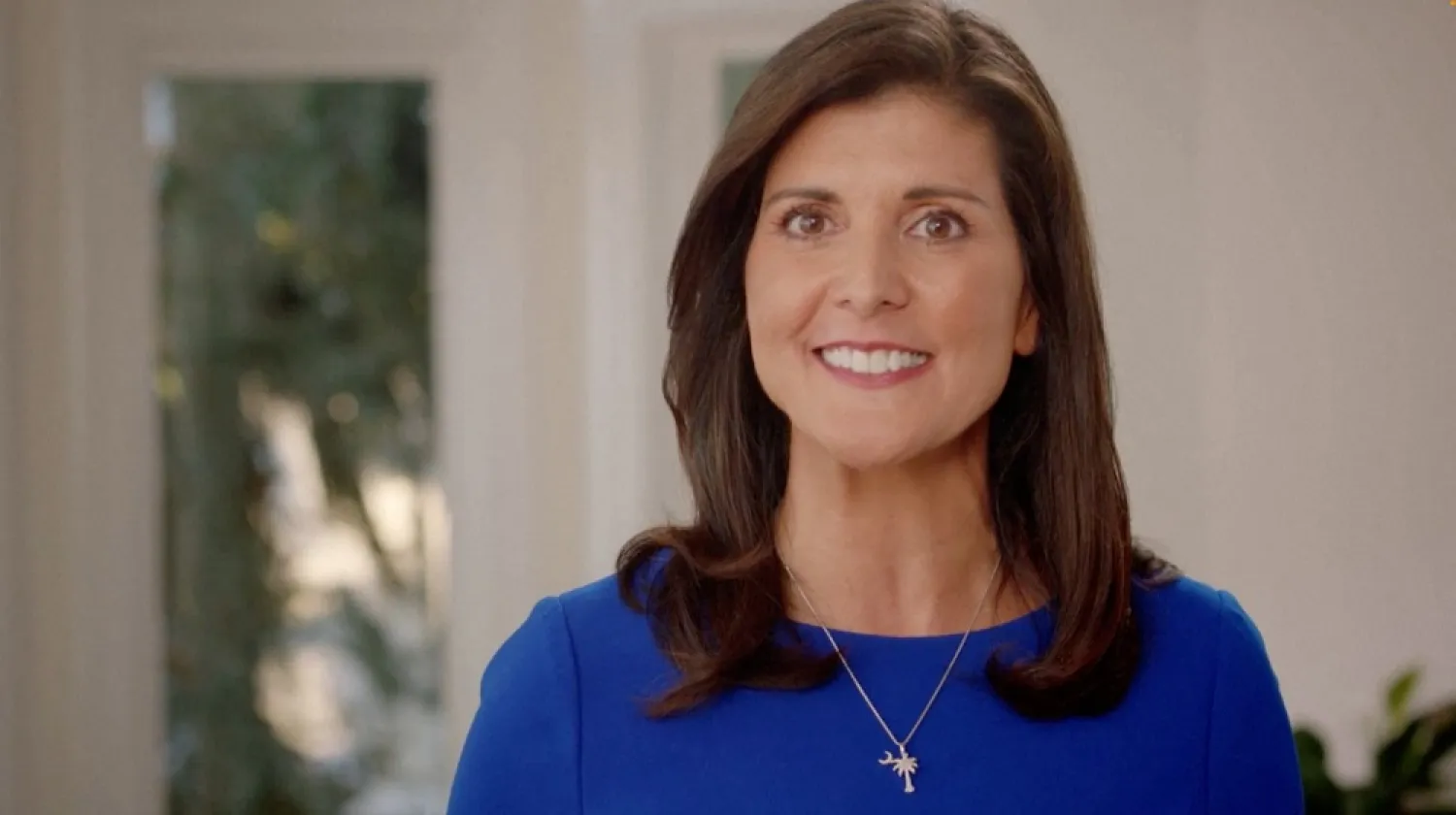 Former South Carolina Governor Nikki Haley announces her run for 2024 US presidential election, in this still image obtained from an undated social media video released on February 14, 2023. (Nikki Haley via Instagram/via Reuters)