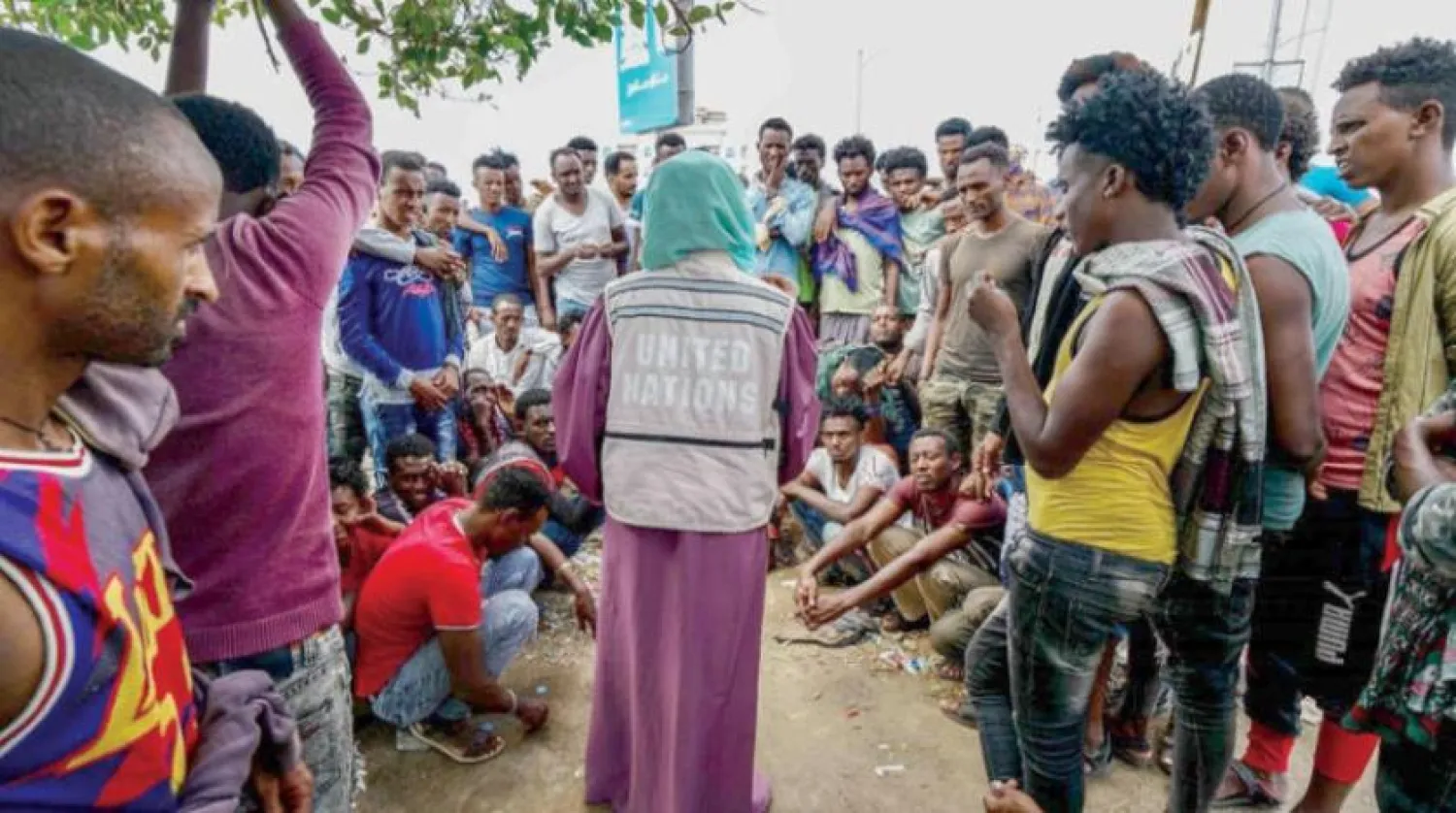 African migrants in Yemen seeking opportunities to help their families (United Nations)
