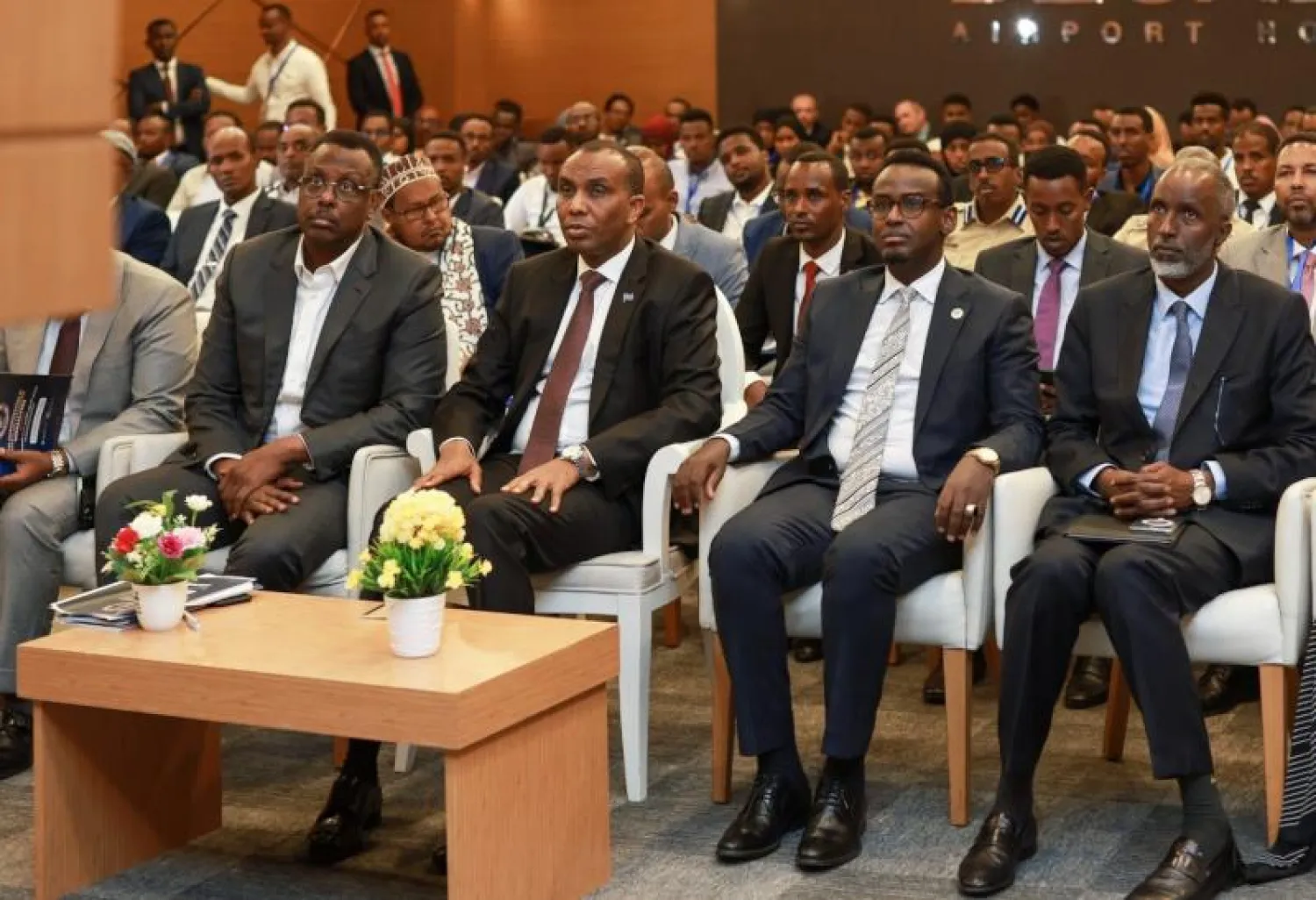 رئيس الوزراء الصومالي فى افتتاح مؤتمر المدعين العامين بمقديشو (وكالة الأنباء الصومالية)