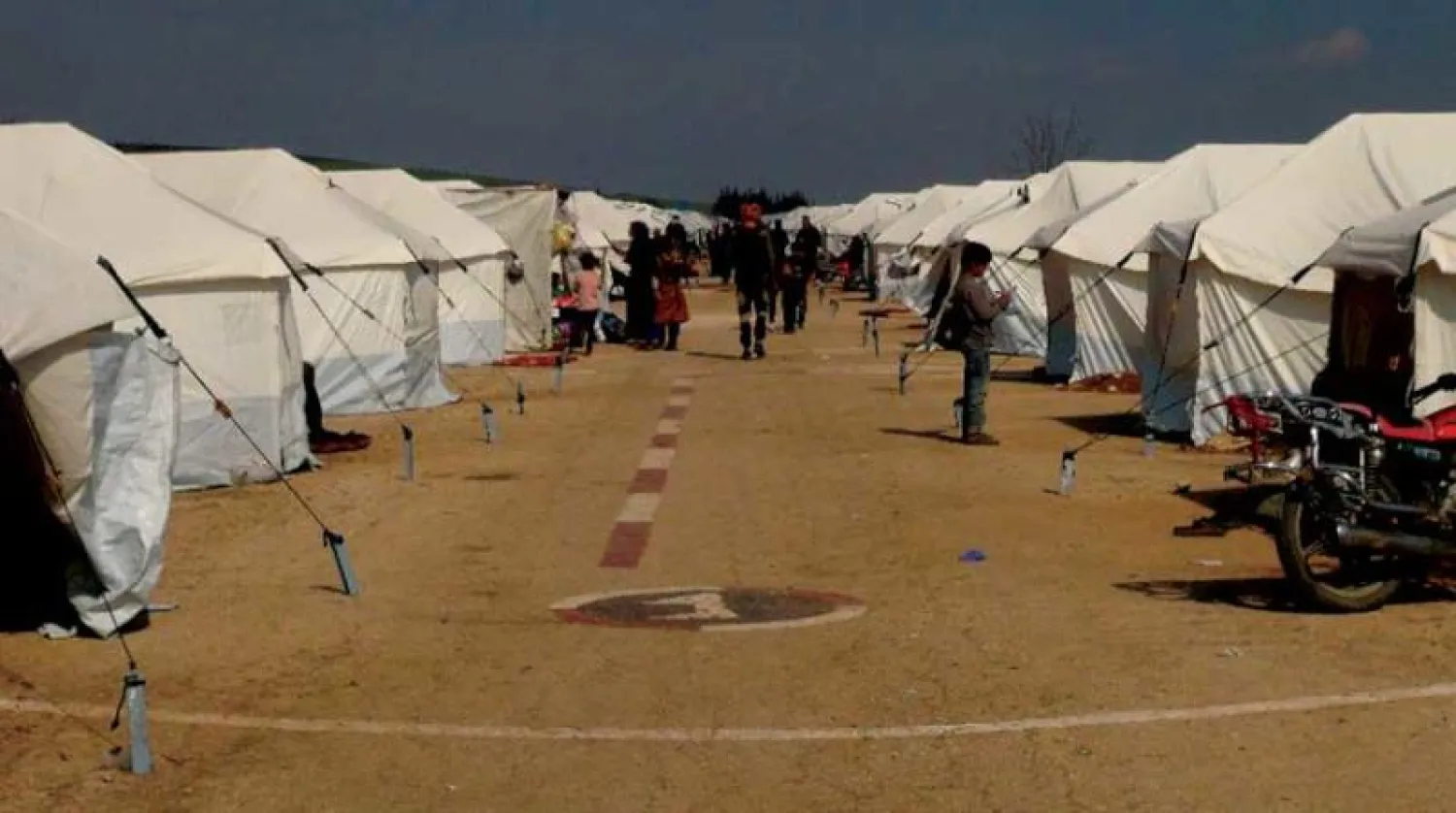 مخيم إيواء قرب جنديرس (الشرق الأوسط)