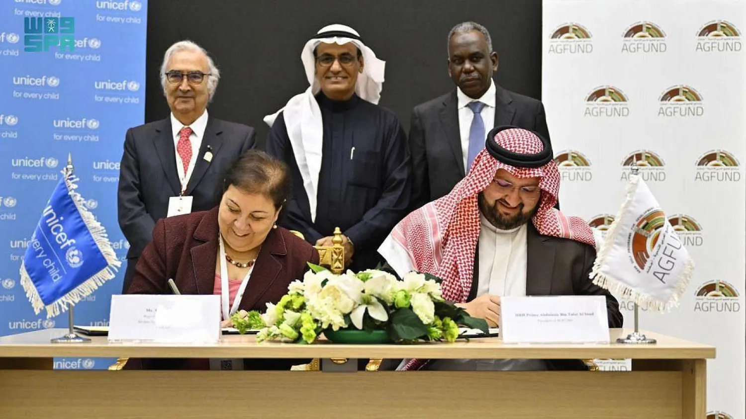 The agreement was signed in Riyadh. SPA