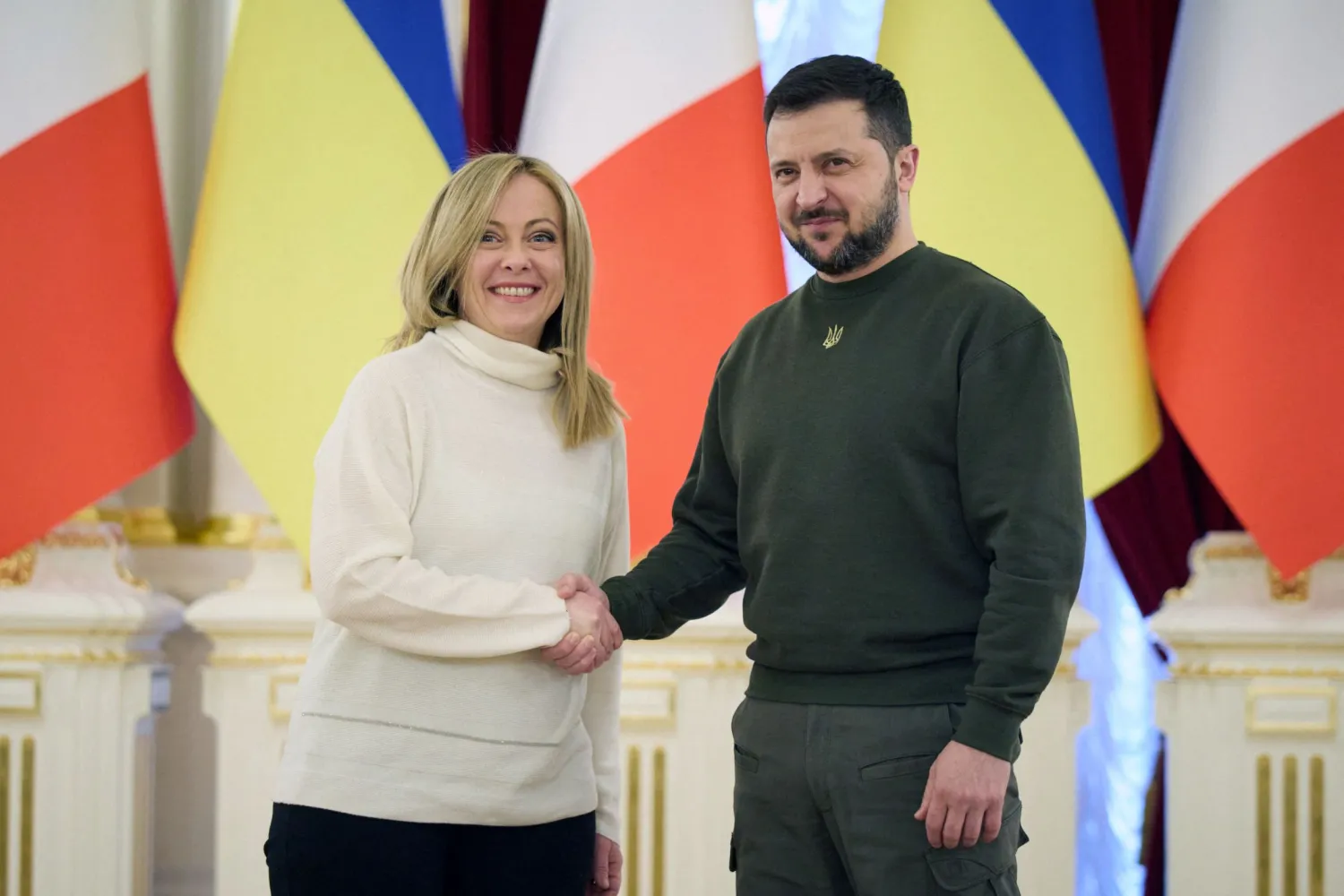 ميلوني من كييف: دعم إيطاليا لأوكرانيا «لن يضعف»