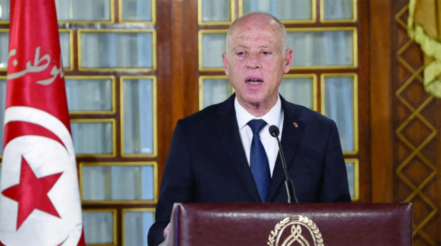 الرئيس التونسي قيس سعيد (رويترز)
