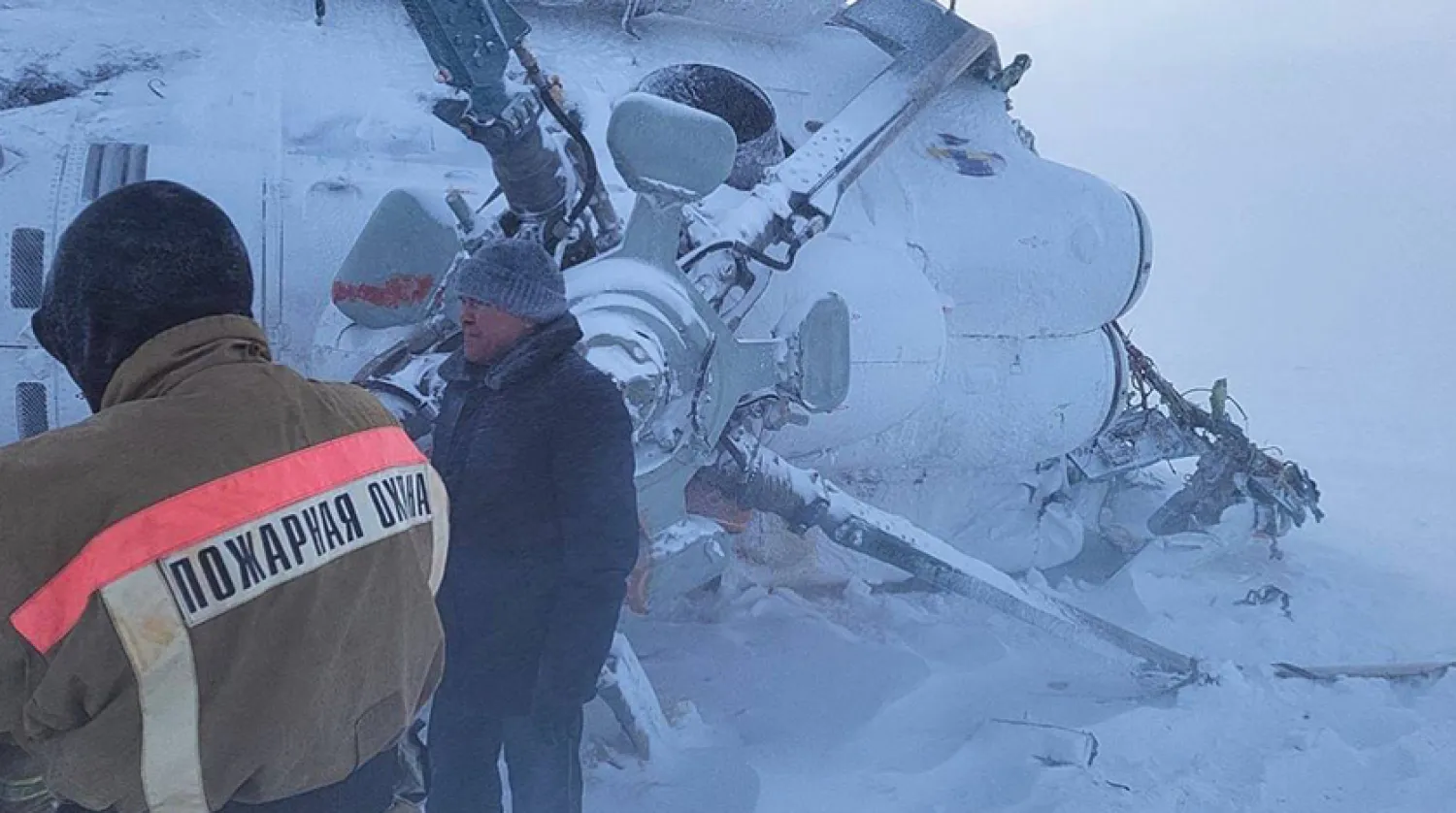Kazakistan'ın batısında, Mİ-8 helikopterinin sert iniş yapması sonucu 4 kişi hayatını kaybetti, 2 kişi yaralandı.(AA)