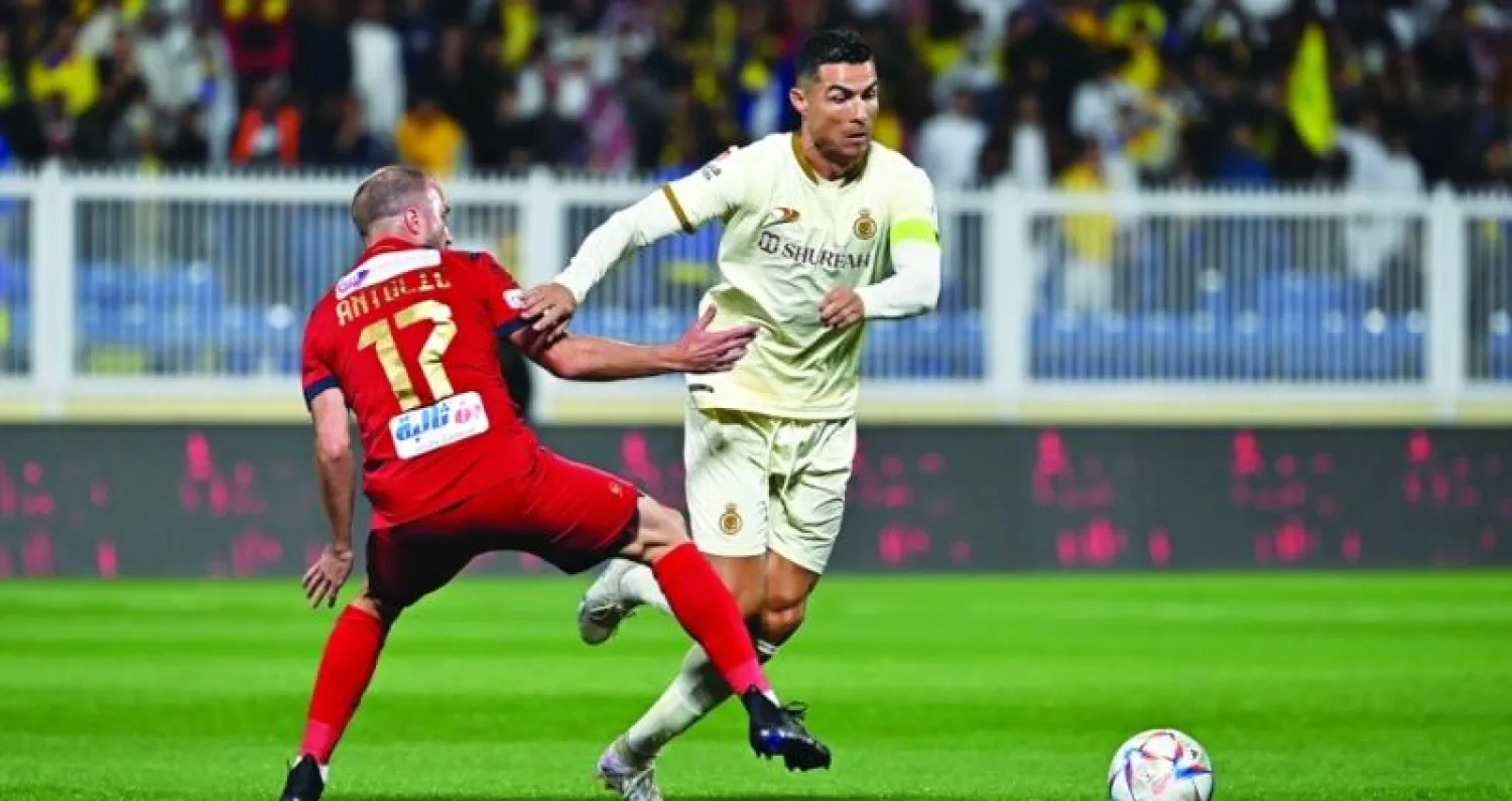 النجم البرتغالي دخل تاريخ الدوري السعودي سريعاً (تصوير: علي خمج)