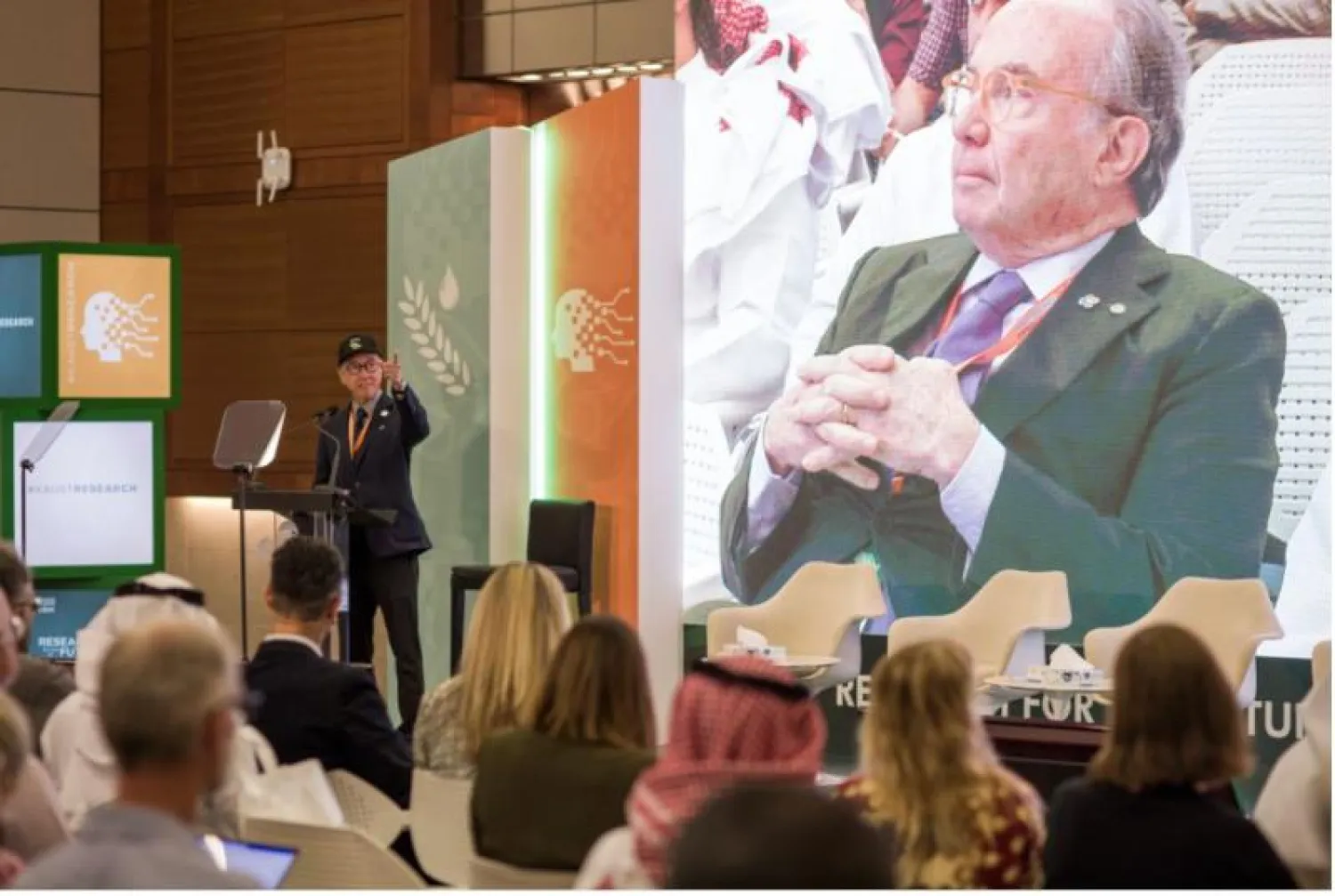 جانب من منتدى أسبوع كاوست للبحث العلمي تحت شعار «الأبحاث من أجل مستقبل السعودية» (الشرق الأوسط)