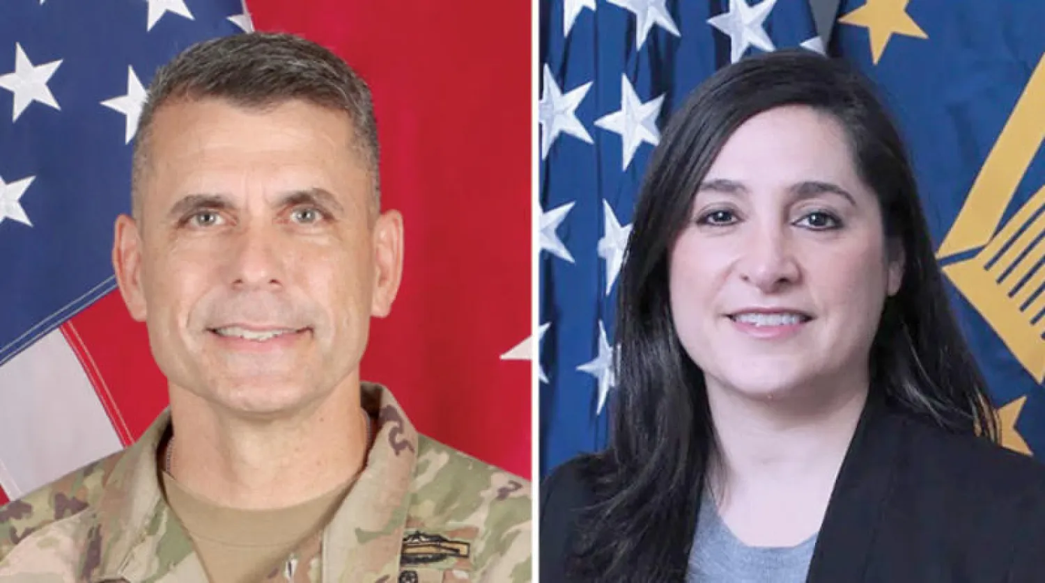 دانا سترول (وزارة الدفاع الأميركية)  -  الجنرال ماثيو ماكفارلين (وزارة الدفاع الأميركية)