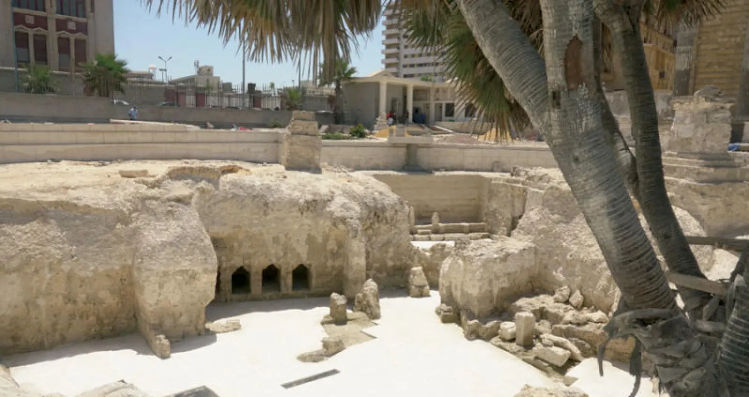 إنقاذ الجبانة الأثرية من ارتفاع منسوب المياه الجوفية بها (السياحة والآثار المصرية)