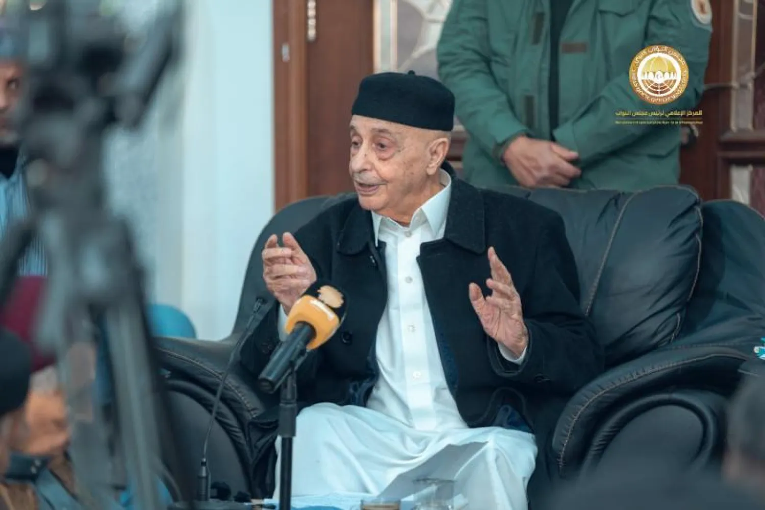 عقيلة صالح رئيس مجلس النواب الليبي (المكتب الإعلامي لصالح)