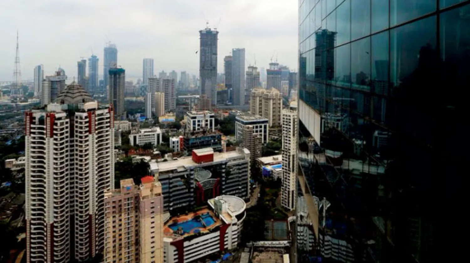 جانب من المنطقة المالية وسط مدينة مومباي الهندية (رويترز)