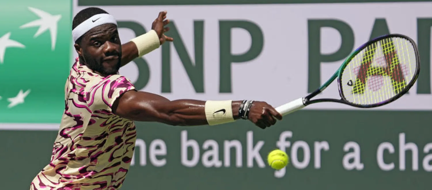 الأميركي تيافو بلغ نصف النهائي لأول مرة (أ.ب)