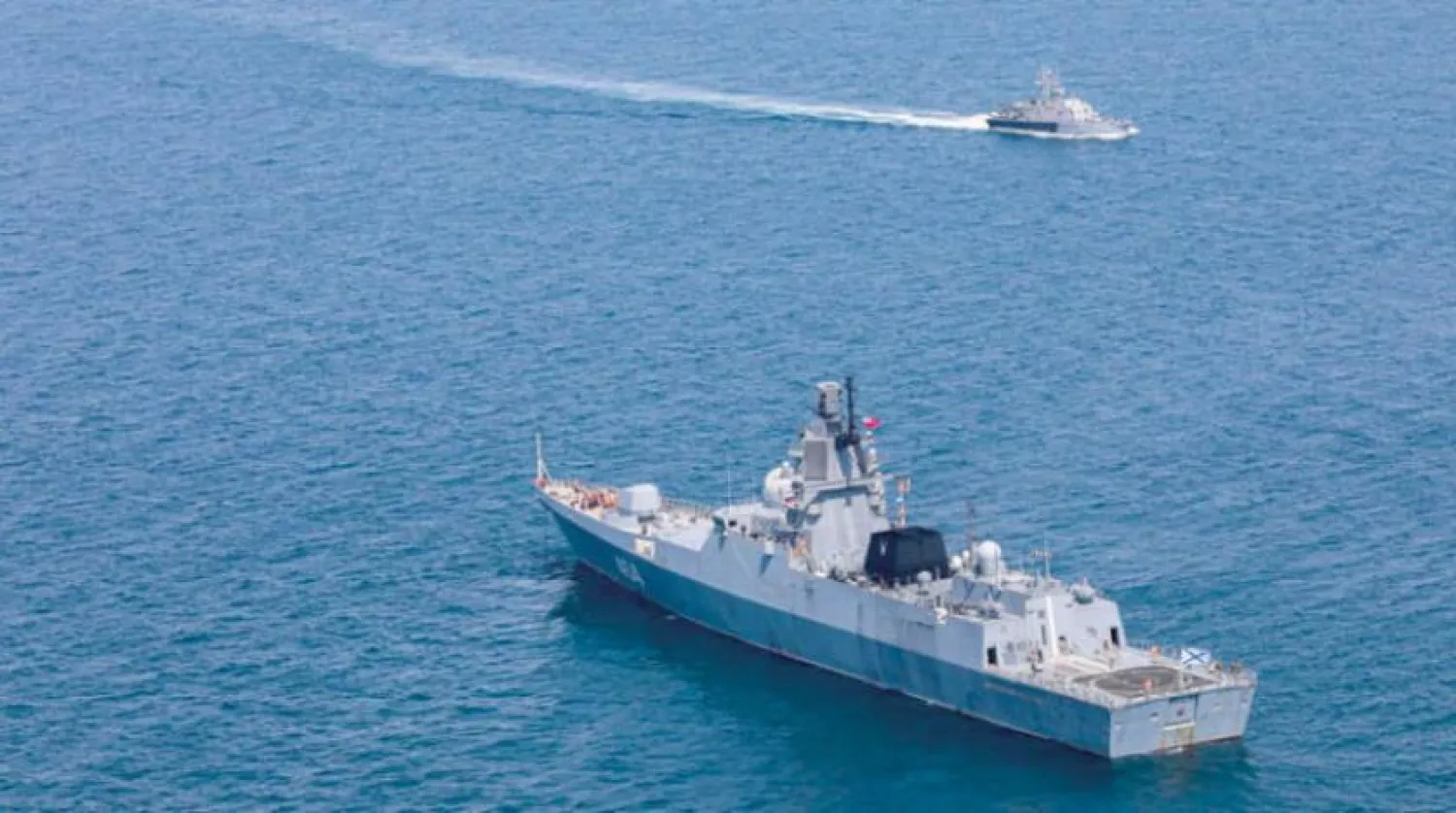 Representation photo: A Russian warship during a joint naval military exercise with Iran and China in the Gulf of Oman (Reuters)
