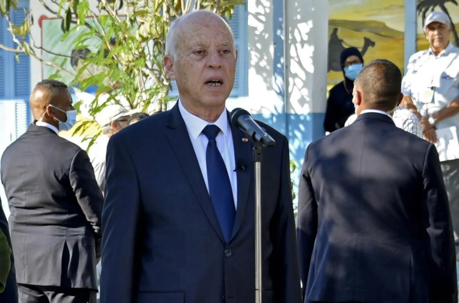 الرئيس التونسي قيس سعيد (إ.ب.أ)