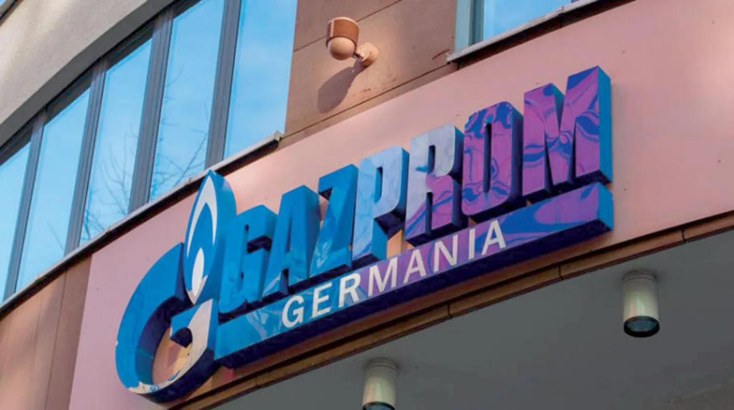 الفرع الألماني لشركة «غازبروم» الروسية (د.ب.أ)