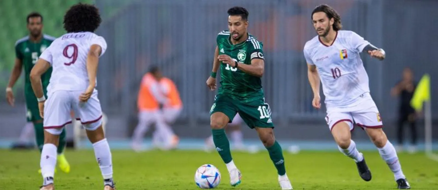 من ودية الأخضر الأخيرة أمام فنزويلا (الشرق الأوسط)