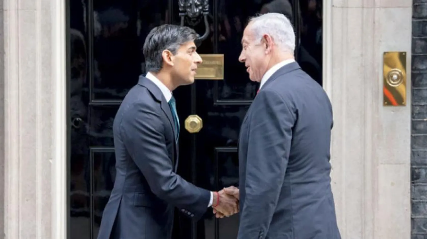 سنک کل نیتن یاہو کا خیرمقدم کرتے ہوئے (ای پی اے)