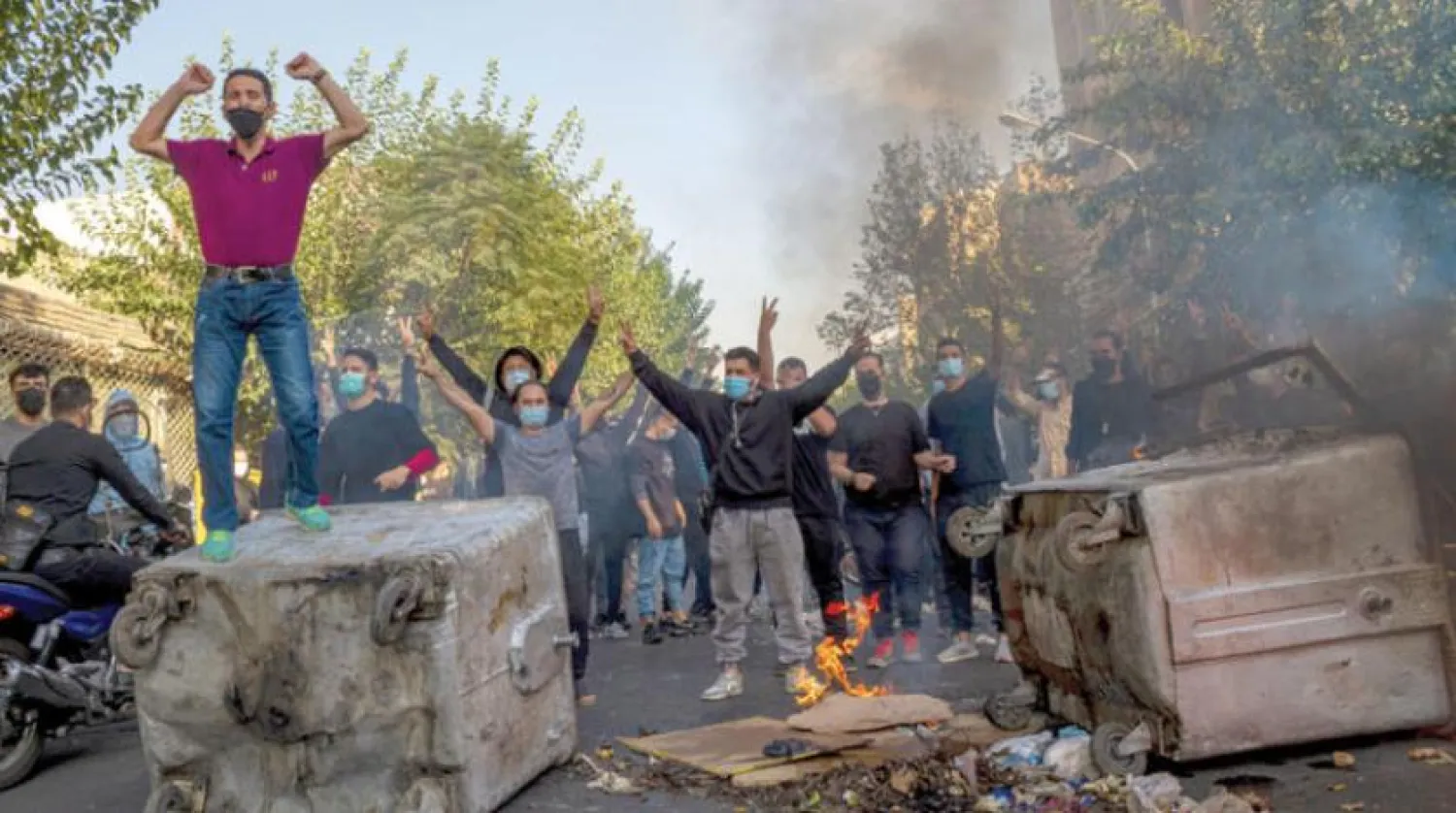 Protests in Tehran (File photo: AP)