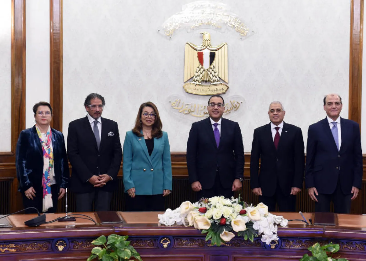 مراسم توقيع الإعلان (مجلس الوزراء المصري)