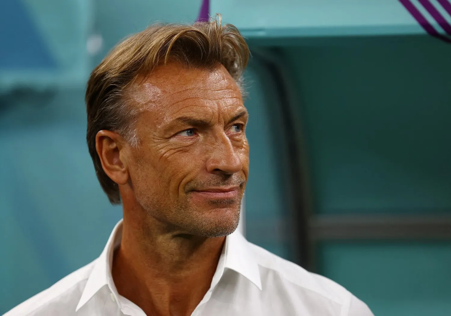 Football - FIFA World Cup Qatar 2022 - Group C - Saudi Arabia v Mexico - Lusail Stadium, Lusail, Qatar - November 30, 2022 Saudi Arabia coach Hervé Renard before the match. (Reuters)
