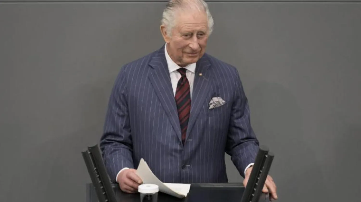 İngiltere Kralı III.Charles, Alman Parlamentosu'nda konuşma yapıyor  (AP)
