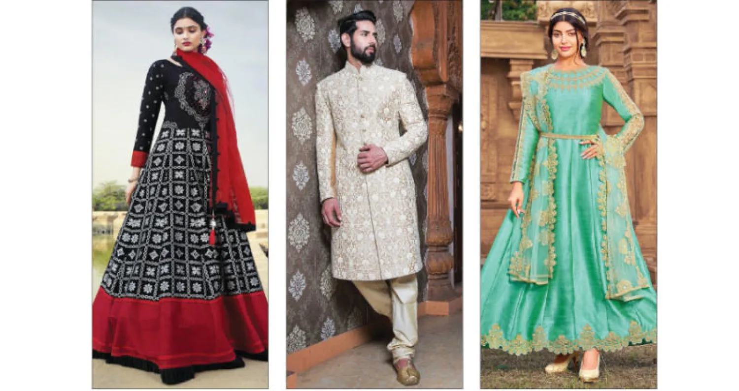 لا تستغني المرأة عن اللمسات التقليدية التي تُميزها (خاص) - الألوان الهادئة هي المفضلة للرجل (ميستاي) - زي مطرز بسخاء من (إثنيك تراندز)