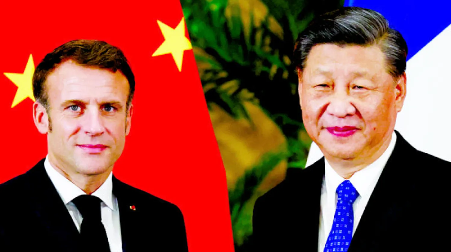 يزور الرئيس الفرنسي إيمانويل ماكرون الصين الأربعاء لقناعته أن بكين طرف «لا يمكن تجاوزه» (أ.ف.ب)