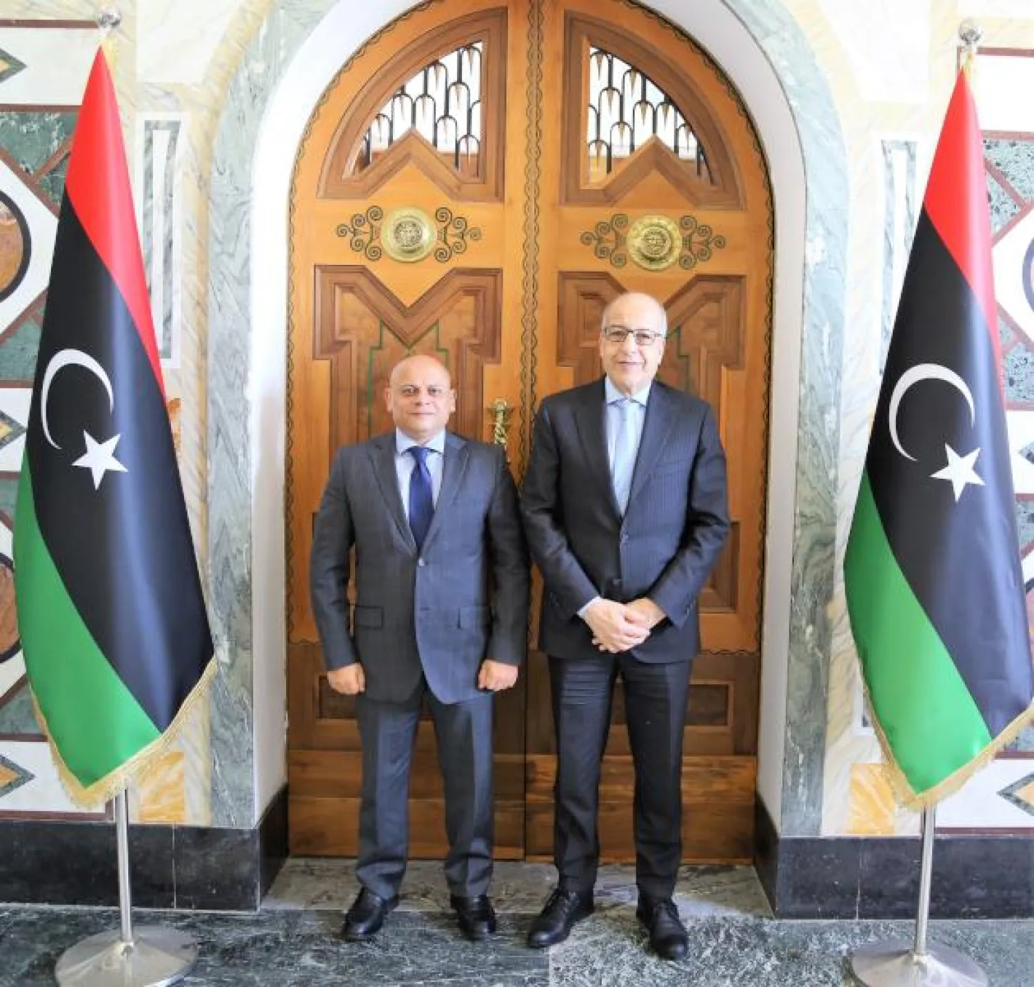 اجتماع «مصري - ليبي» لإفساح المجال أمام مزيد من الشركات المصرية للعمل في ليبيا (مصرف ليبيا المركزي)